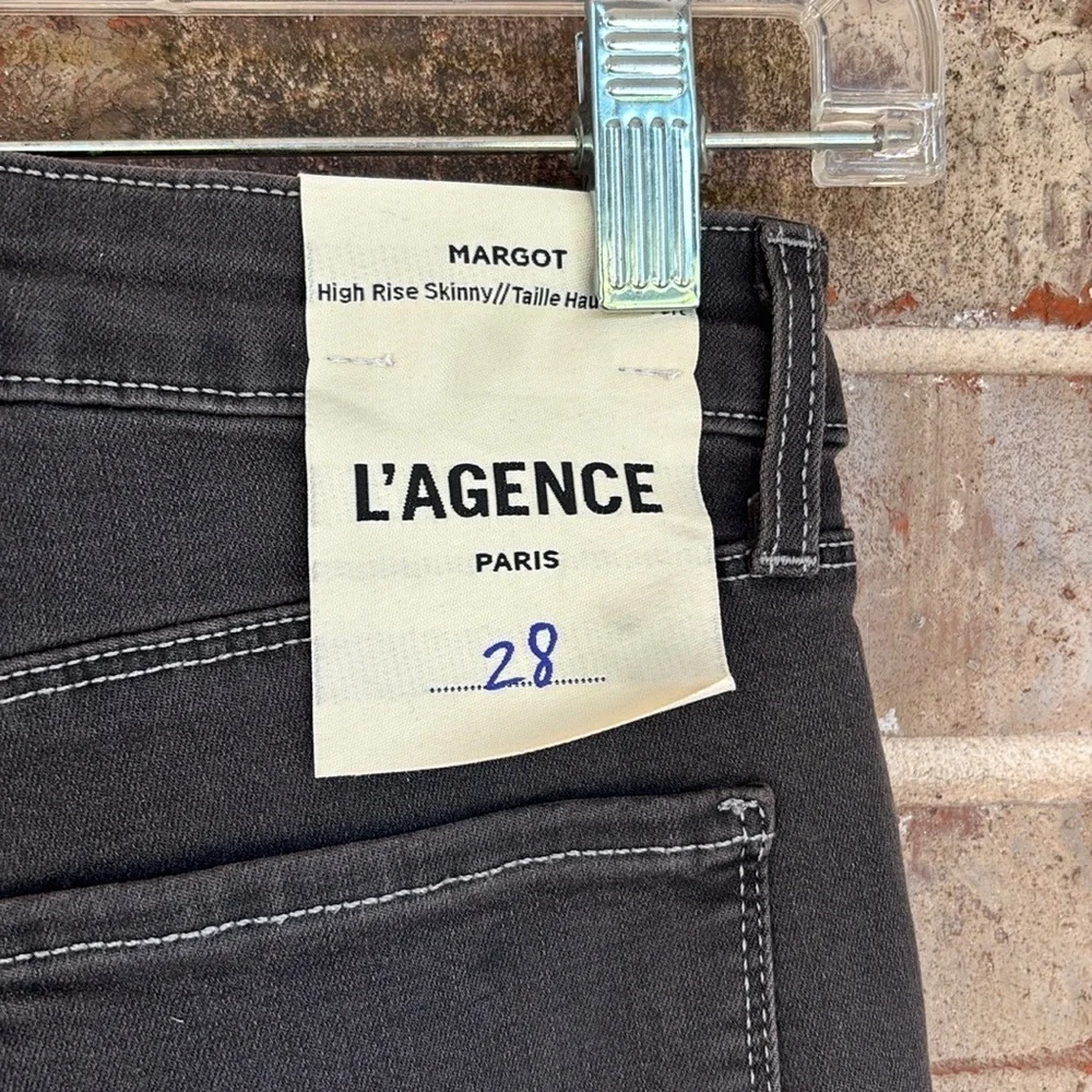 L’Agence Margot‎ Dark Graphite High Rise Skinny Jeans